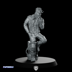 Richie Gutcherez Cyberpunk Miniature Punk Soldier Hero
