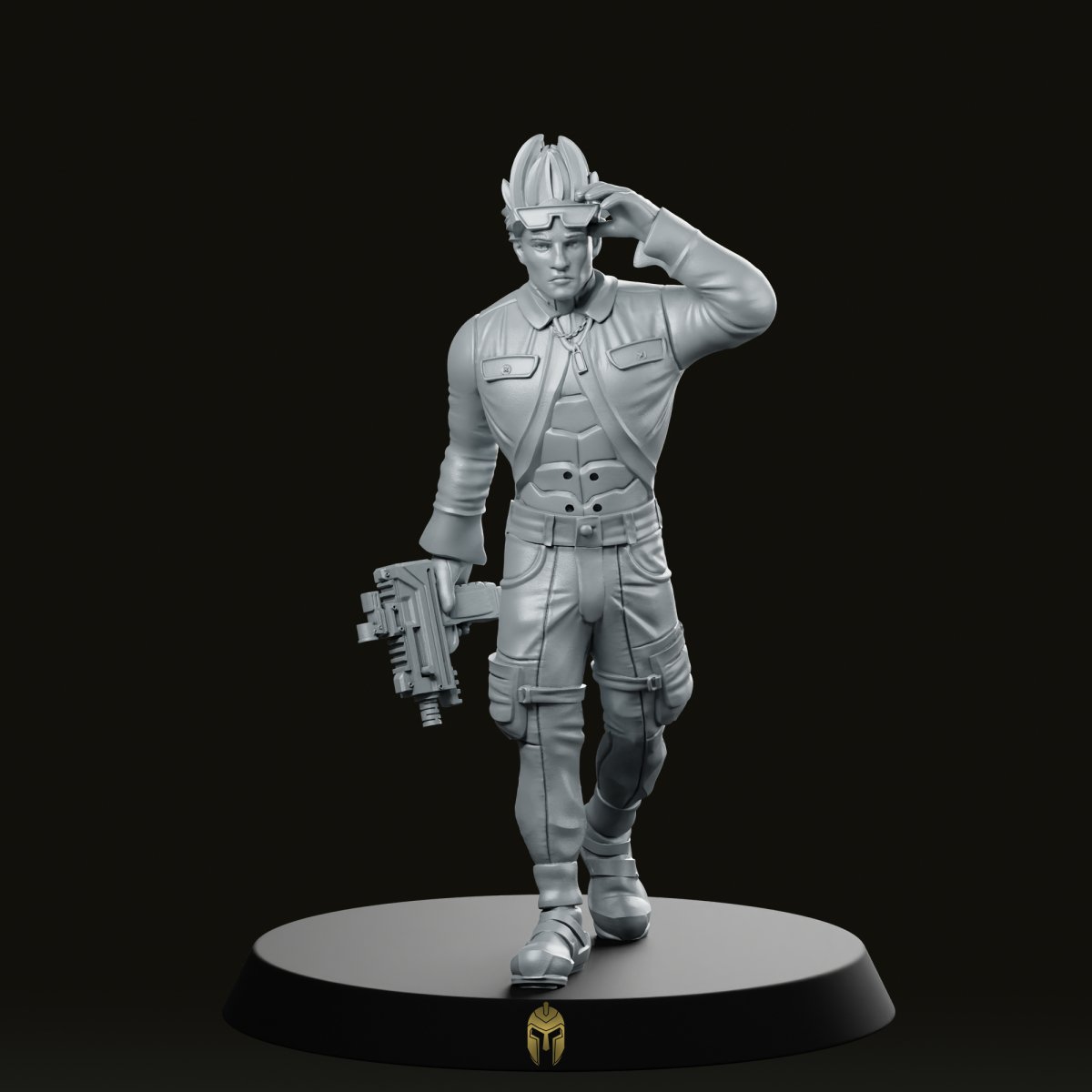 Ricky Cyberpunk Miniature - Unit9 - We Print Miniatures