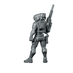 Riftmark P1 Miniature Cyberpunk Infiltrator Operative - Unit9 - We Print Miniatures