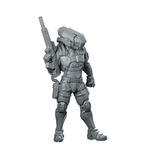 Riftmark P1 Miniature Cyberpunk Infiltrator Operative - Unit9 - We Print Miniatures