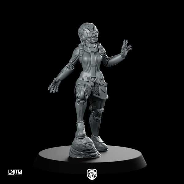 Riko Hex Vaughn Pose 1 Miniature Cyberpunk Sci-fi