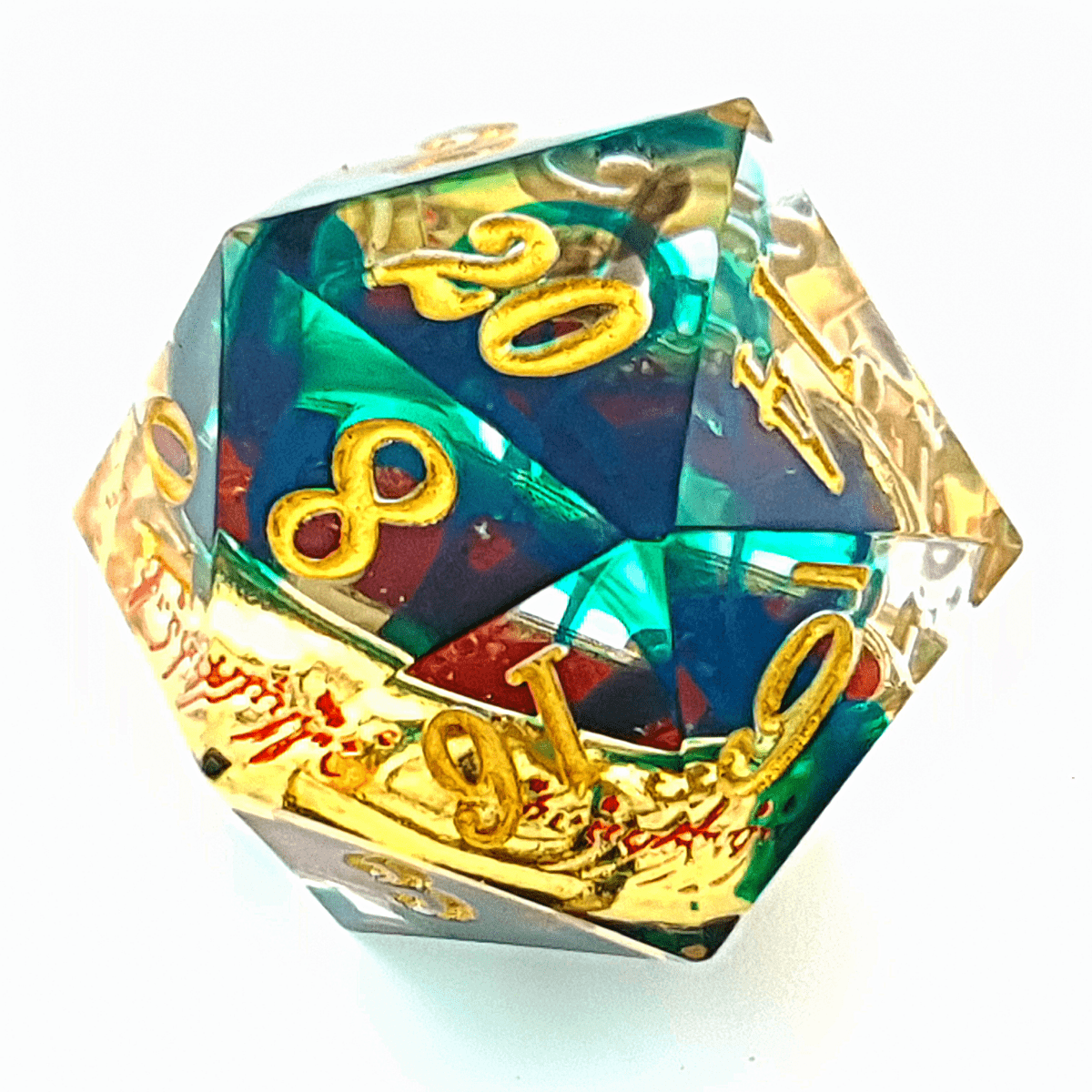Ring of Envy | Sharp Edge Dice | 7 Piece Set - Tabletop Dominion - We Print Miniatures
