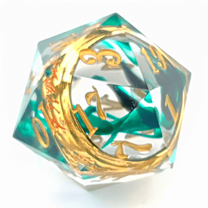Ring of Envy | Sharp Edge Dice | 7 Piece Set - Tabletop Dominion - We Print Miniatures