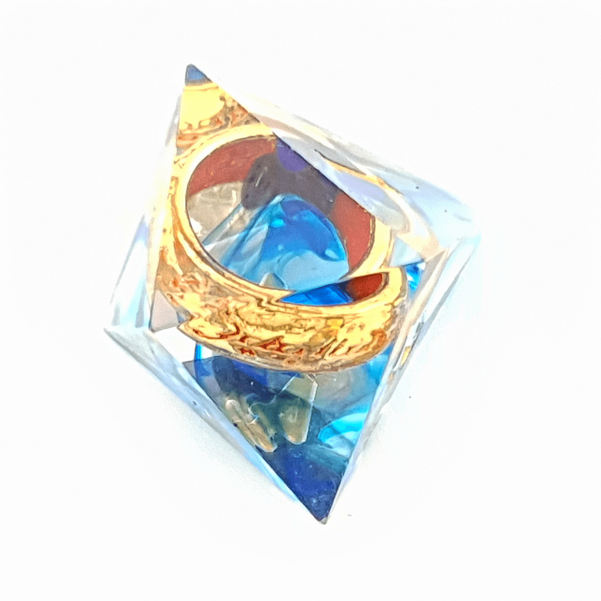 Ring of Sapphire | Sharp Edge Dice | 7 Piece Set - Tabletop Dominion - We Print Miniatures