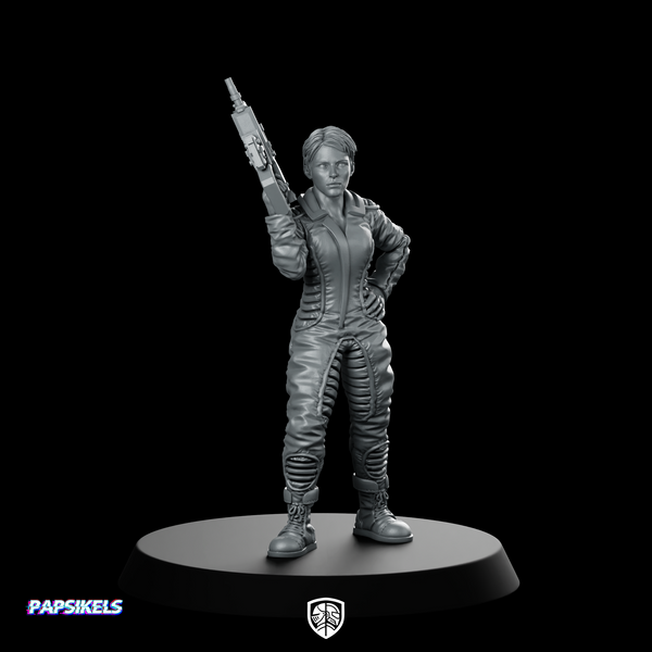 Rinowa Rider Science Fiction Miniature Raygun Heroine