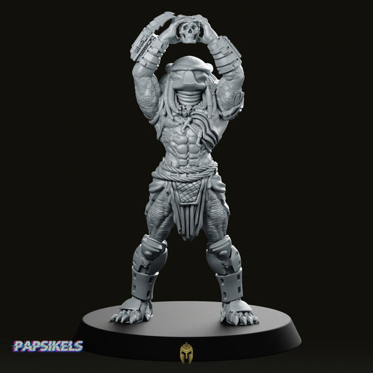 Ritual Skull Hunter Miniature - Papsikels Miniatures - We Print Miniatures