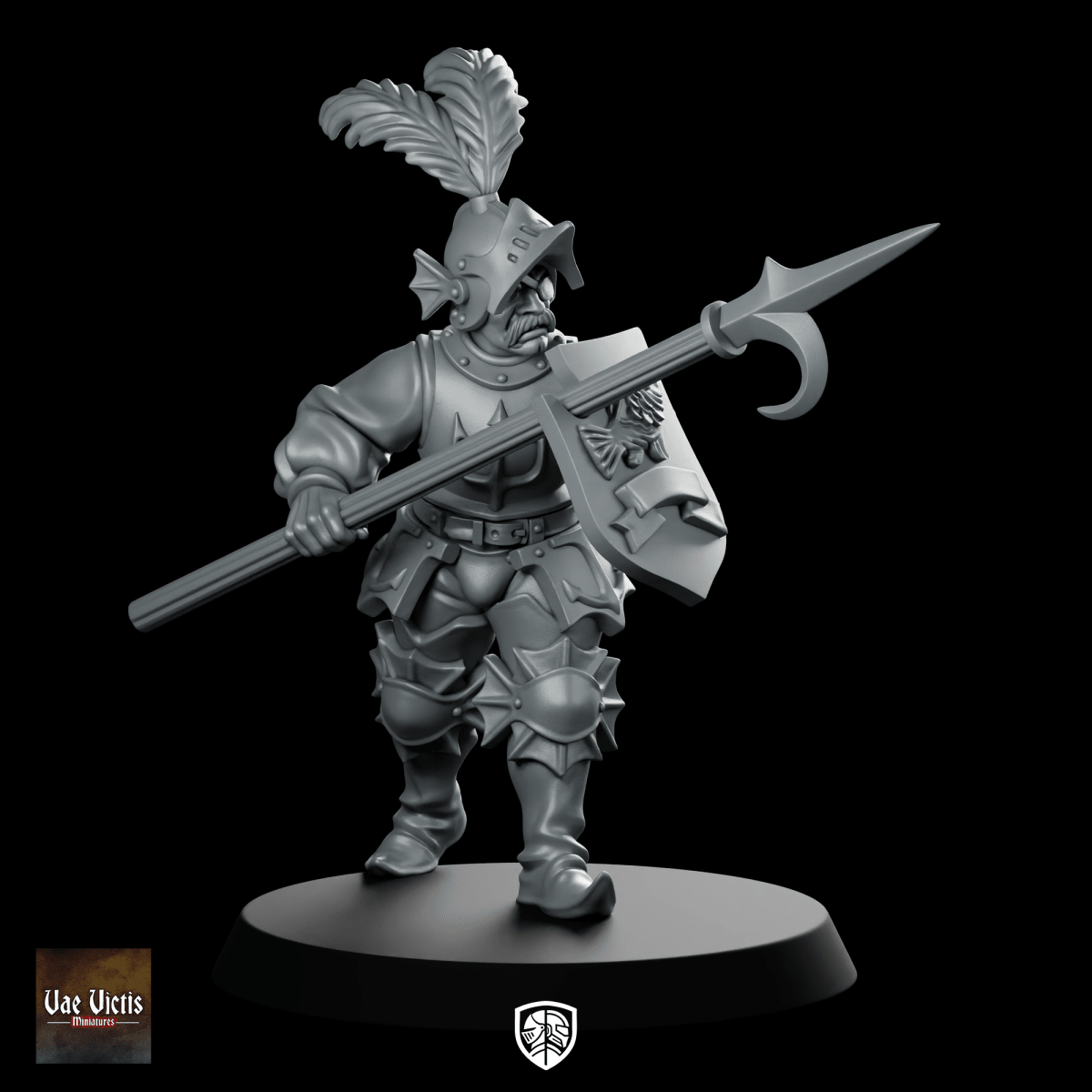 River Patrol 05 Halberd Guard Knight Fantasy Miniature | We Print ...