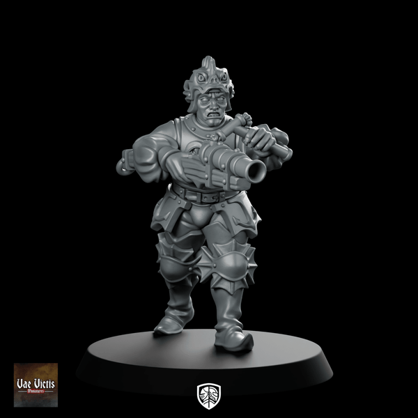 River Patrol 06 Miniature Armored Musket Guard - Vae Victis - We Print Miniatures