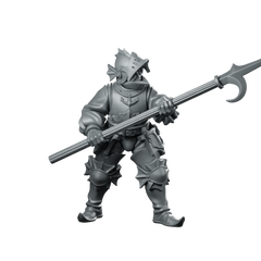 River Patrol 01 Miniature Armored Pike Guard Miniature 360 Spin 01