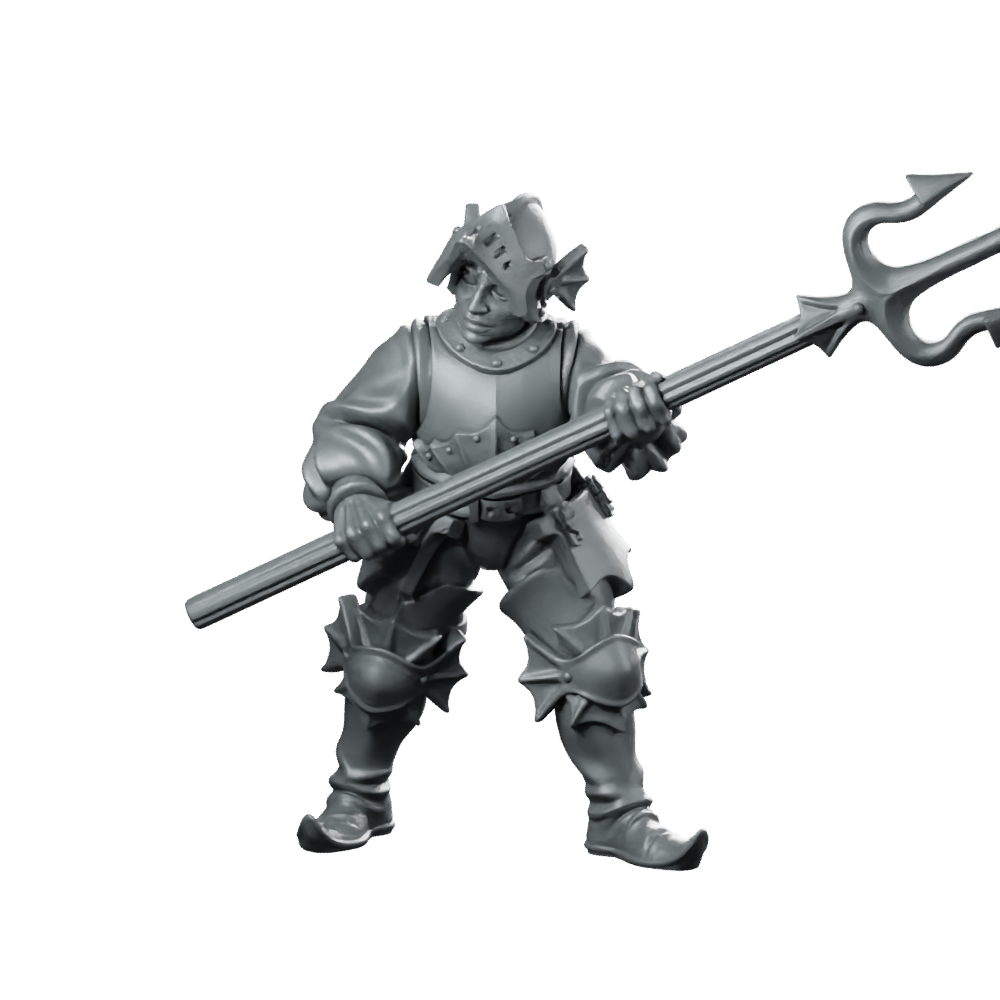 River Patrol 07 Miniature Trident Armored Sentinel Miniature 360 Spin 01