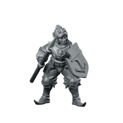 River Patrol Monopose 08 Miniature Naval Guard Warrior Miniature 360 Spin 01