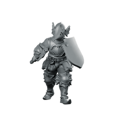 River Patrol Monopose 09 Miniature Armored Shield - Vae Victis - We Print Miniatures