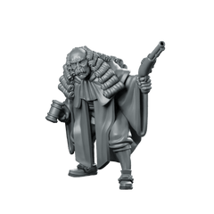 Rogue Judge Miniature Dark Fantasy Pistol NPC - Vae Victis - We Print Miniatures