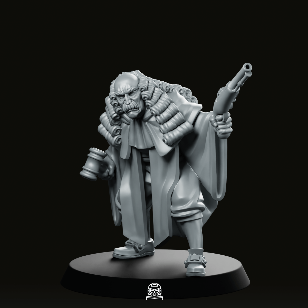 Rogue Judge Miniature - Vae Victus Miniatures - We Print Miniatures