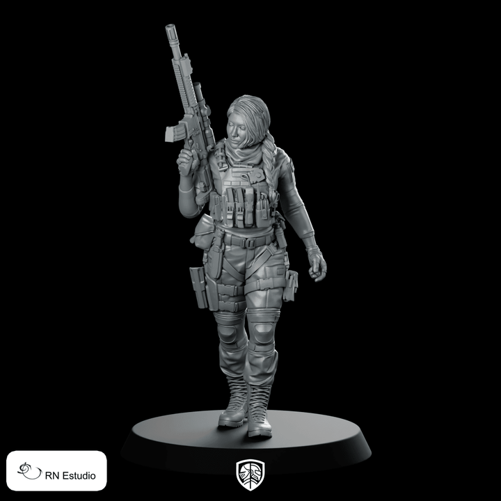 Miniatura Roze COD Warzone, Figura de Soldado Operativo Táctico