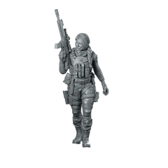 Roze COD Warzone Miniature Tactical Operative Soldier Figure - RN Estudio - We Print Miniatures