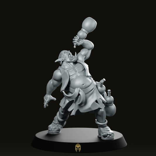 Ruangor Drunkard Orc Miniature - CastNPlay - We Print Miniatures