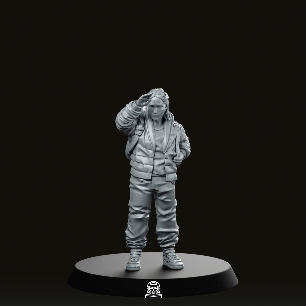 Runaway Corporate Miner Miniature - Papsikels Miniatures - We Print Miniatures