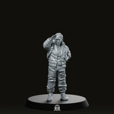 Runaway Corporate Miner Miniature - Papsikels Miniatures - We Print Miniatures