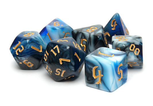 Dark Magic Dice - Tempest Blue