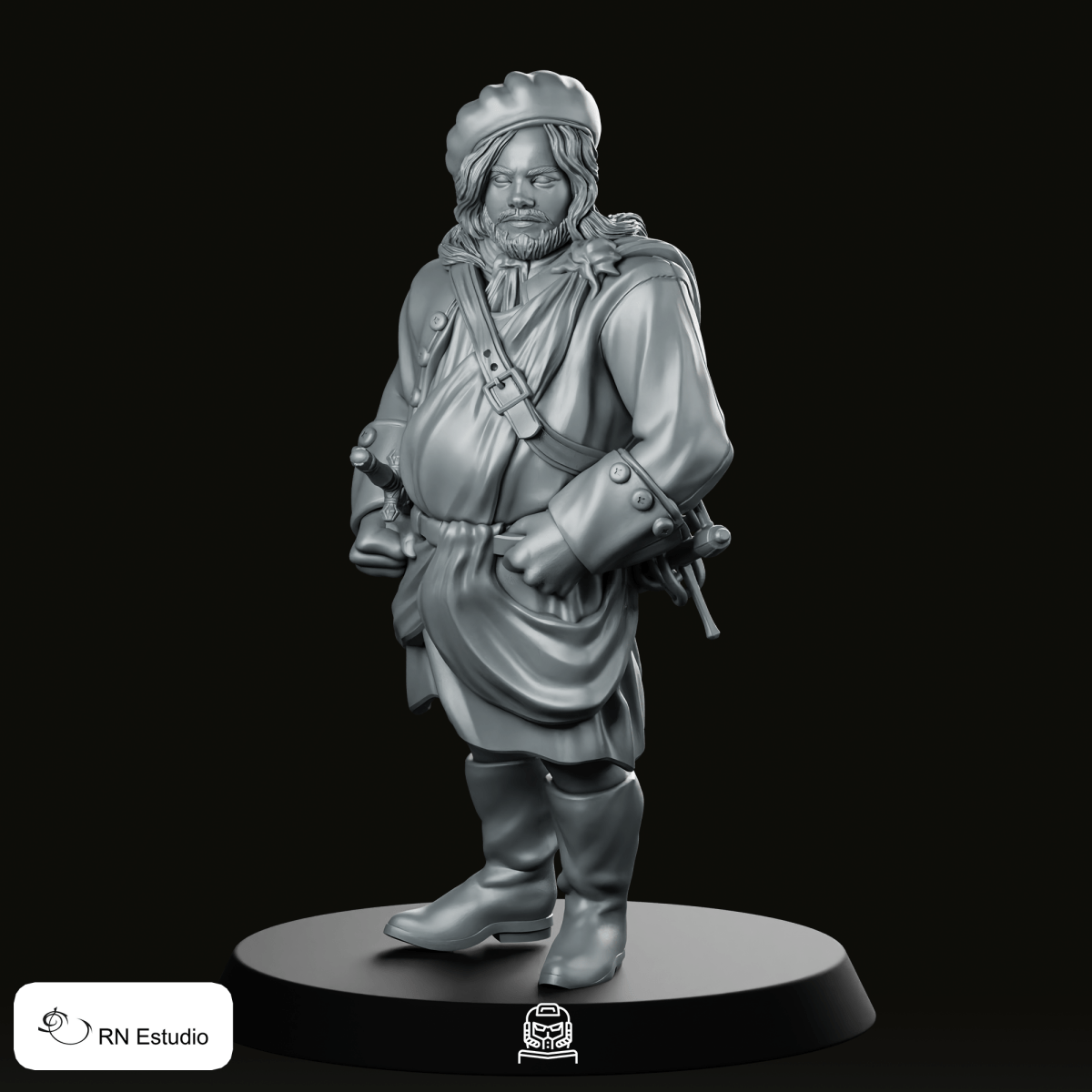 Rupert Mackenzie Scottish Time Traveller Miniature - RN Estudio - We Print Miniatures