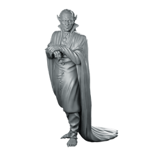 Rupert Miniature Elf Sage Advisor Cloaked RPG - RN Estudio - We Print Miniatures