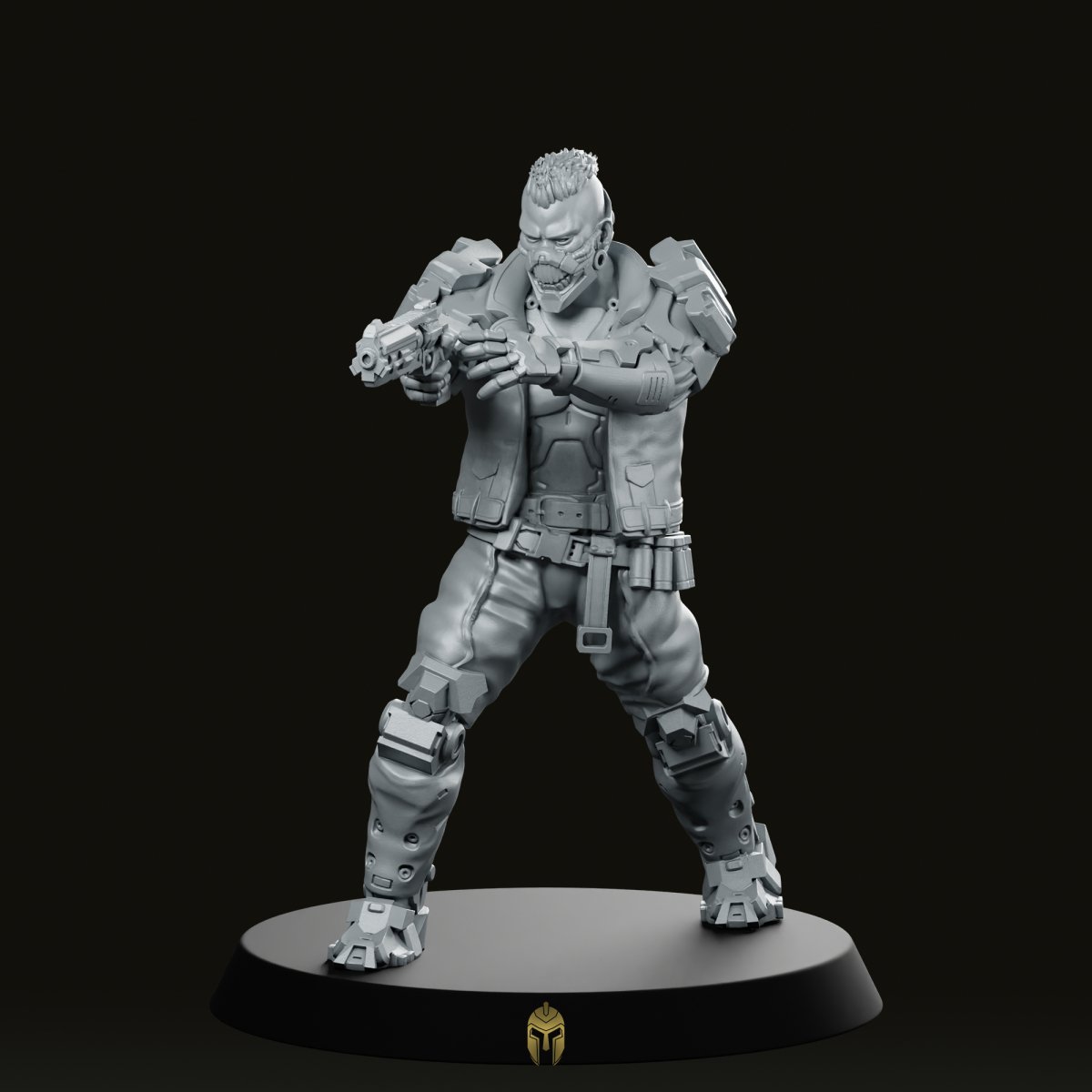 Rust Gut 01 Cyberpunk Miniature - Unit9 - We Print Miniatures