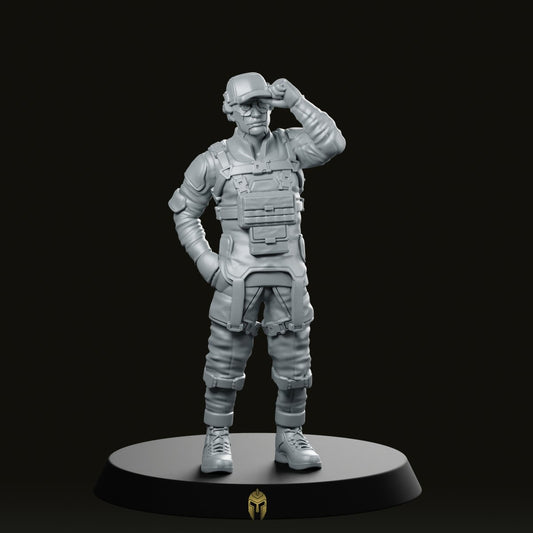 Ryan Brooks 01 Miniature - Unit9 - We Print Miniatures