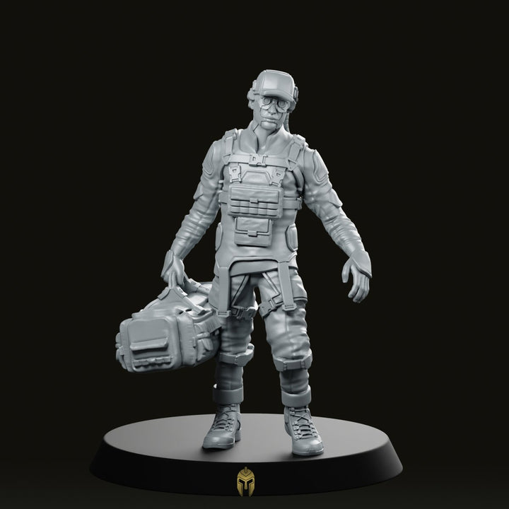 Ryan Brooks 01 Miniature Casual Sci-Fi Soldier Operative