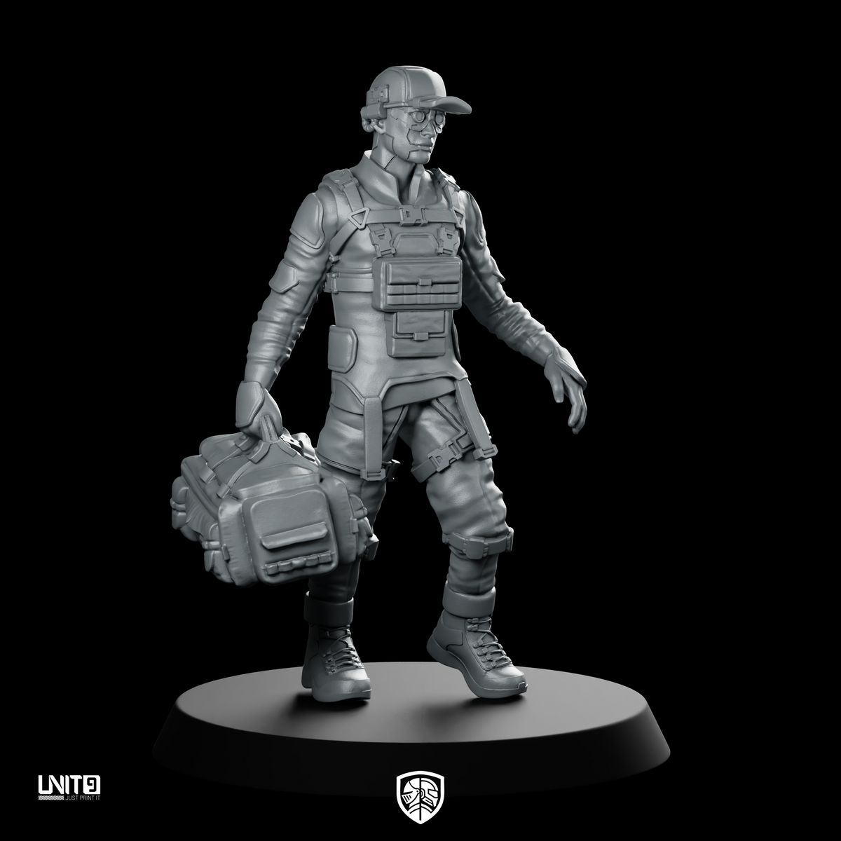 Ryan Brooks 02 Miniature Sci-Fi Gear Hauler