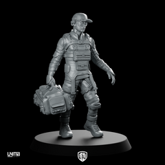 Ryan Brooks 02 Miniature Sci-Fi Gear Hauler