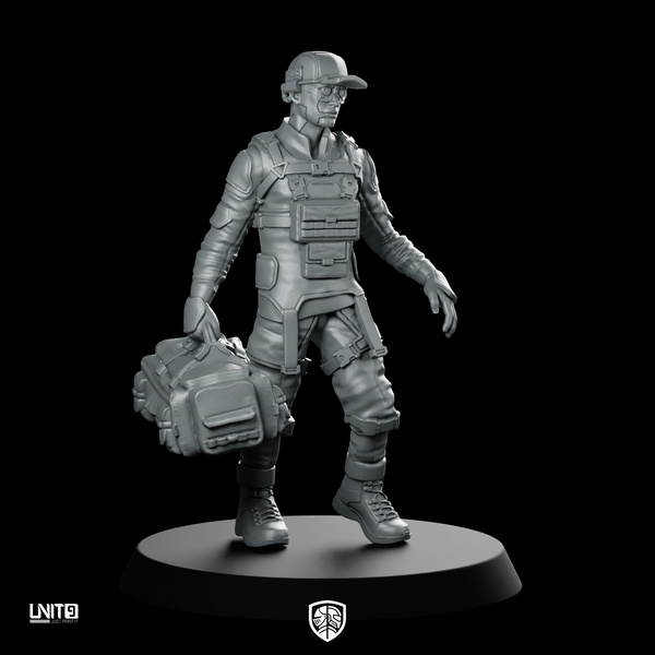 Ryan Brooks 02 Miniature Sci-Fi Gear Hauler