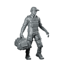 Ryan Brooks 02 Miniature Sci-Fi Gear Hauler Miniature 360 Spin 01