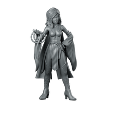 Rydia Miniature Summoner Sorceress Whip Heroine Miniature 360 Spin 01