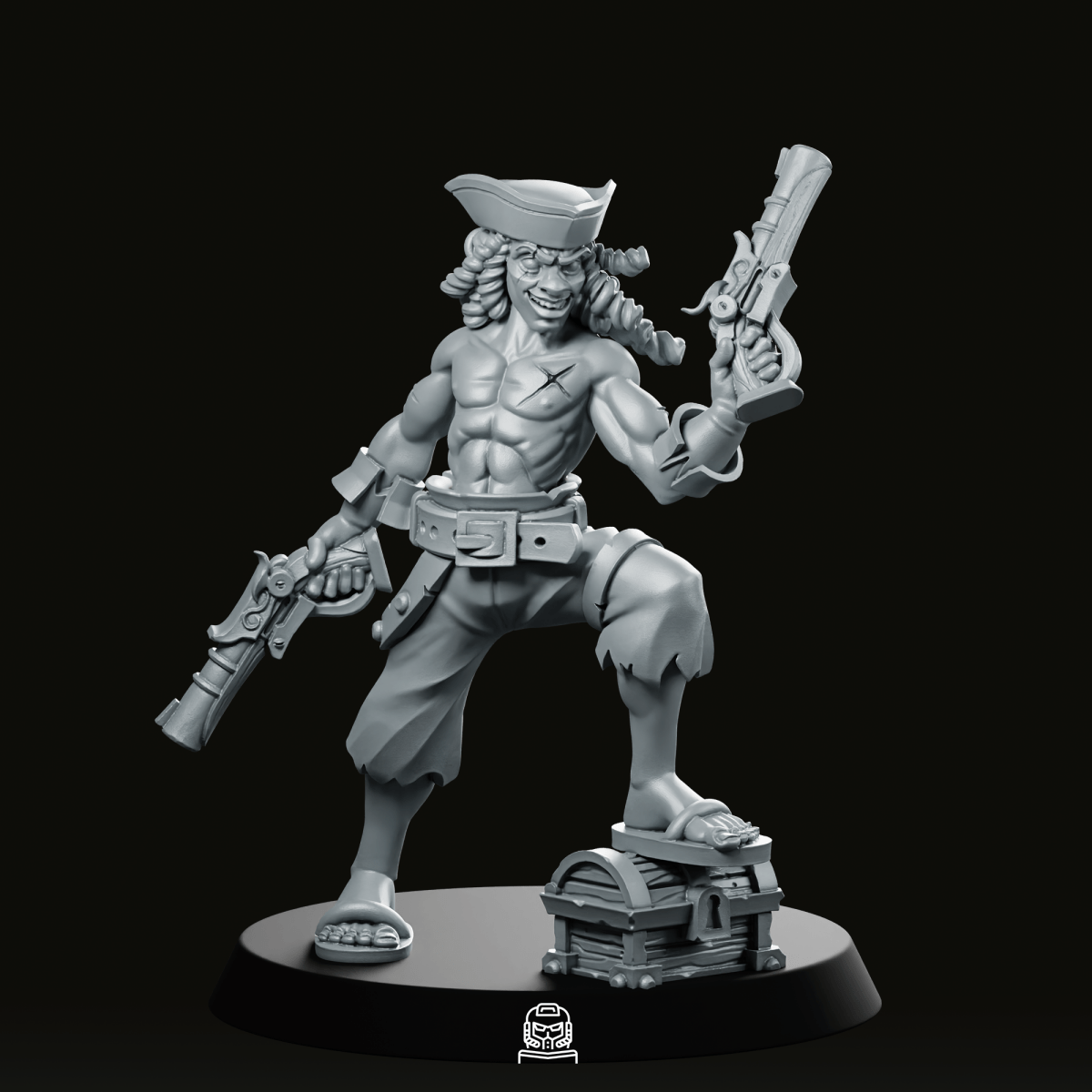 Sailor Guarding Loot Miniature - CastNPlay - We Print Miniatures