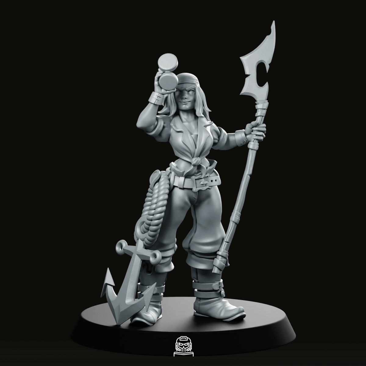 Sailor with Anchor Miniature - CastNPlay - We Print Miniatures