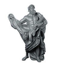 Saint Bartholomaeus Miniature Cursed Cloak Cleric Hero - RN Estudio - We Print Miniatures