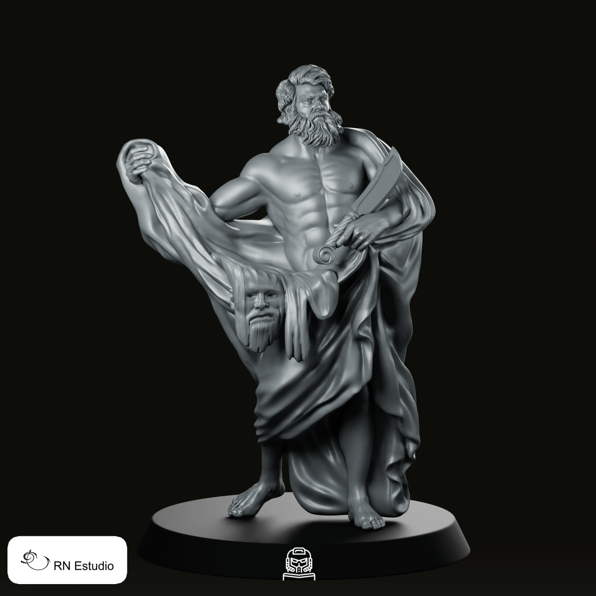 Saint Bartholomaeus Miniature - RN Estudio - We Print Miniatures