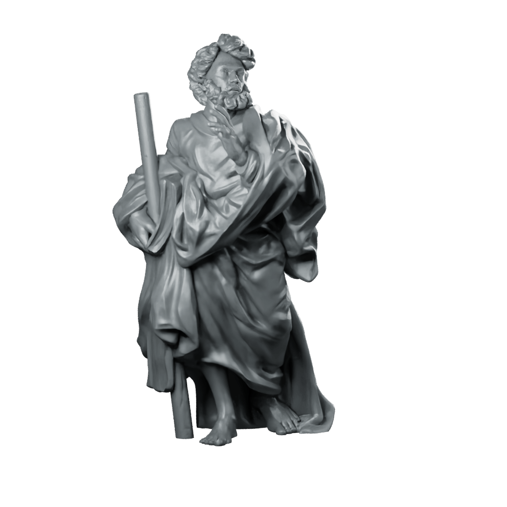 Saint Lacobus Minor Miniature Cleric Preacher Prophet Staff - RN Estudio - We Print Miniatures