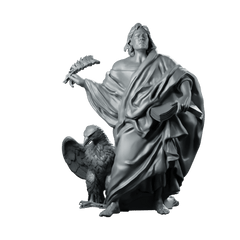 Saint Ioannes Miniature Holy Scribe Quill Scholar - RN Estudio - We Print Miniatures