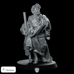 Saint Lacobus Minor Miniature Cleric Preacher Prophet Staff - RN Estudio - We Print Miniatures