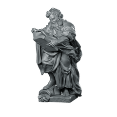 Saint Matthaeus Miniature Cleric Scholar Reading Book - RN Estudio - We Print Miniatures