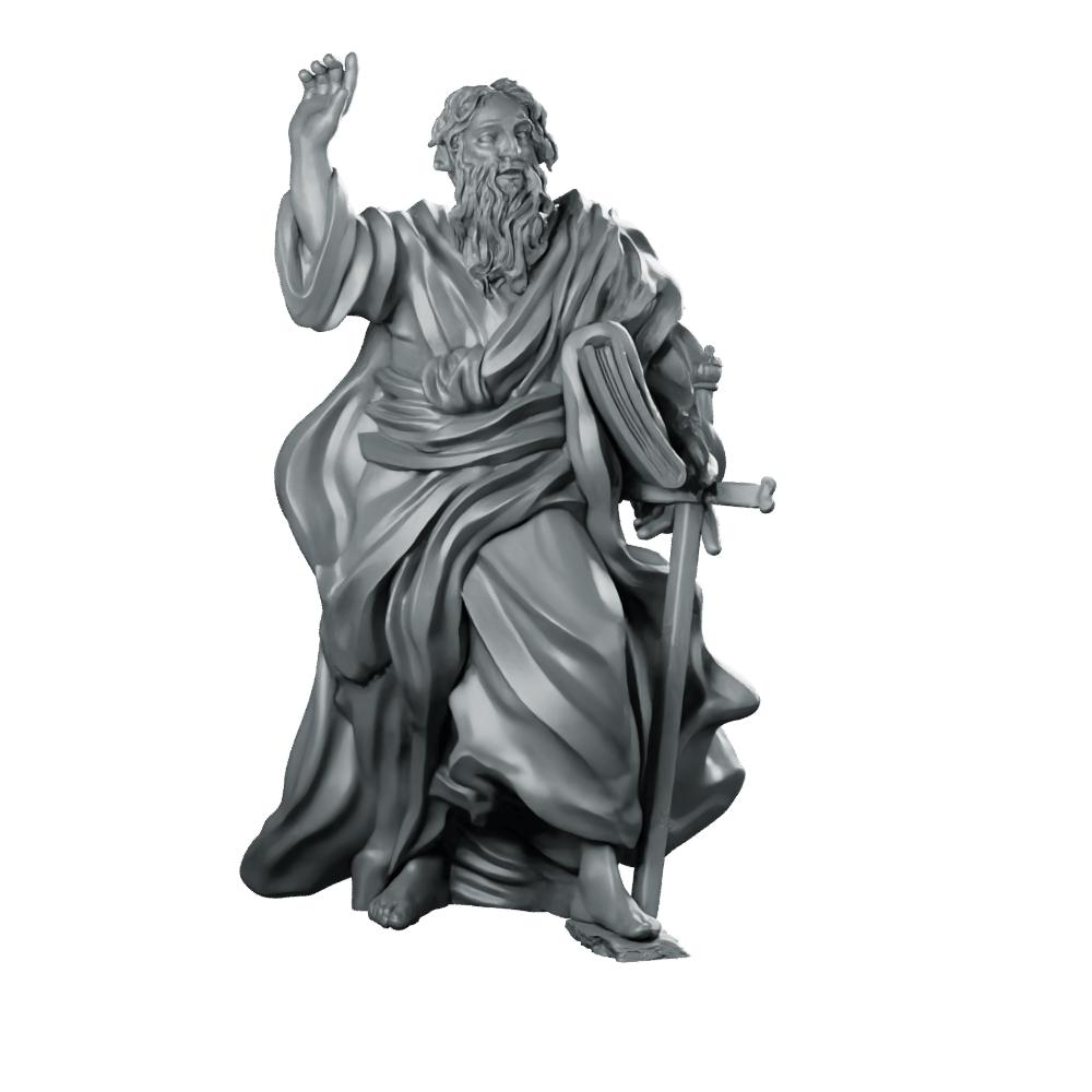 Saint Paulus Caio Miniature Holy Cleric Priest - RN Estudio - We Print Miniatures