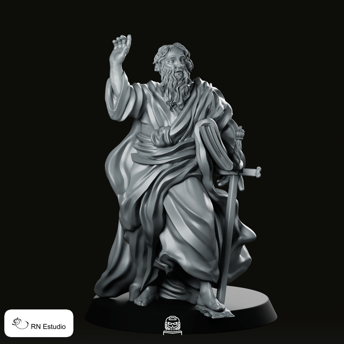 Saint Paulus Caio Miniature - RN Estudio - We Print Miniatures