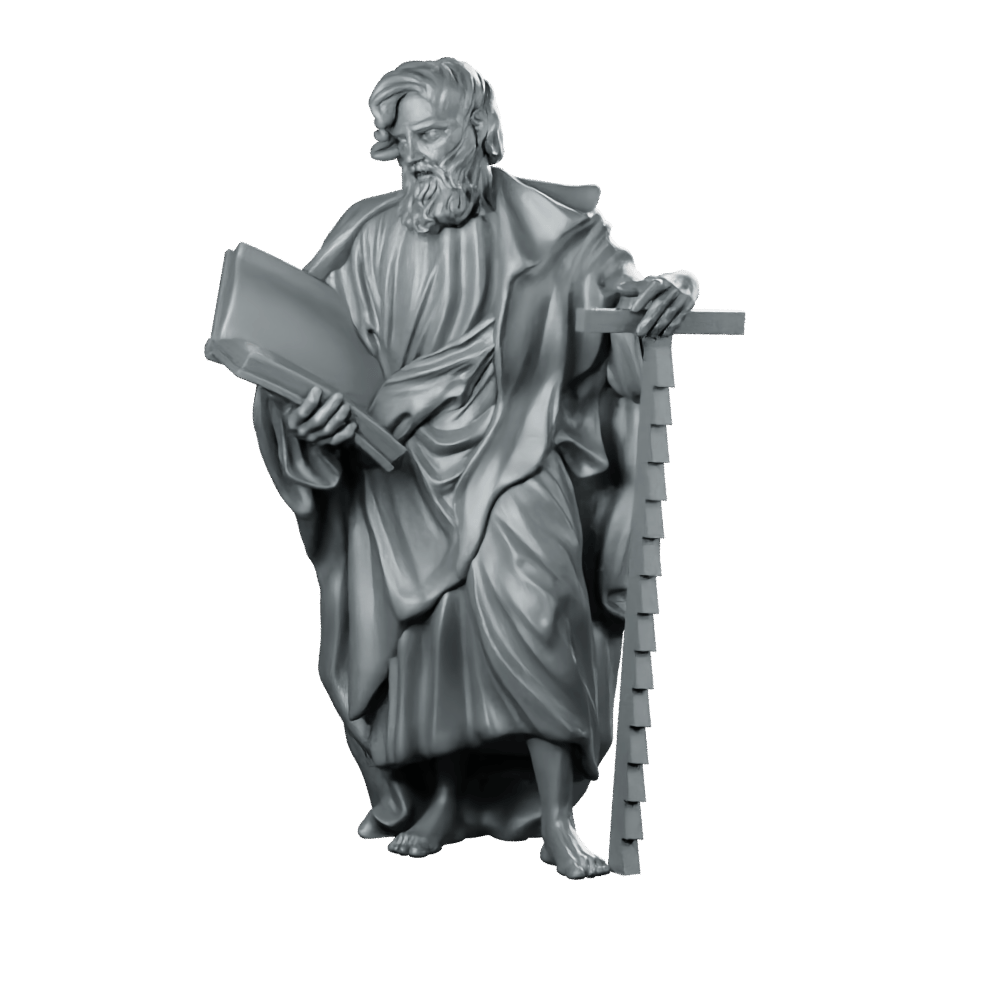 Saint Simon Elina Miniature Cleric Scholar Priest - RN Estudio - We Print Miniatures