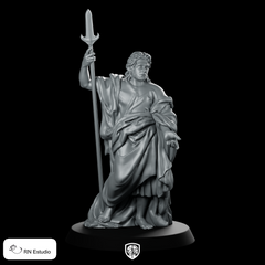 Saint Thaddaeus Miniature Holy Warrior Resin Tabletop RPG