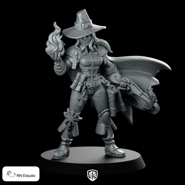 Salome Miniature Witch Hunter Spellcaster