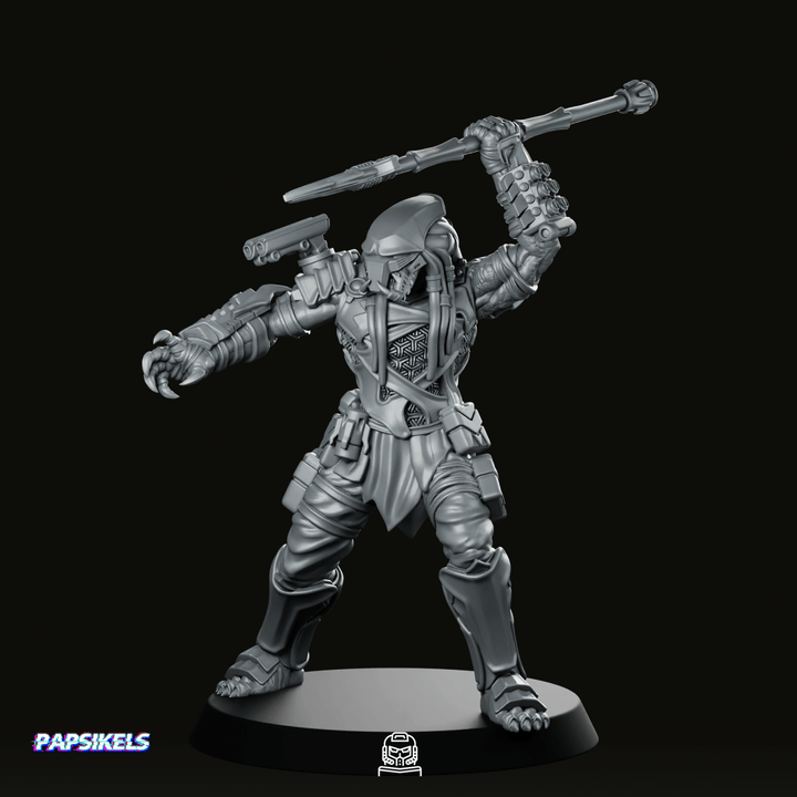Samurai Killer Skull Hunter 1 Miniatura Assassino Cyberpunk