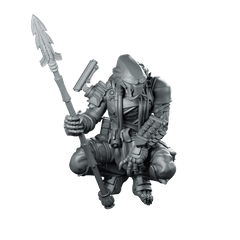 Samurai Killer Skull Hunter 3 Miniature Cyberpunk - Papsikels Miniatures - We Print Miniatures