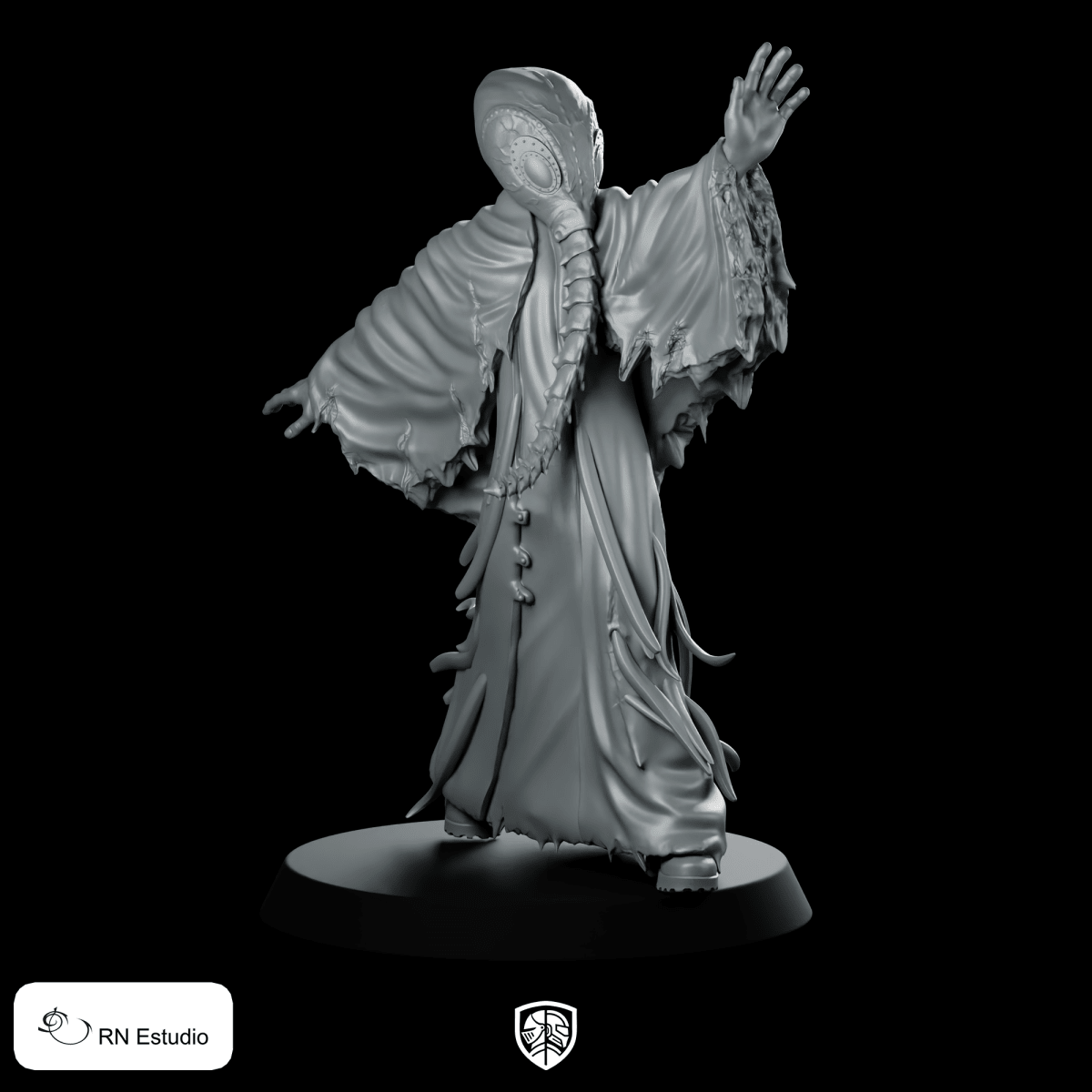 Sandman Miniature Plague Doctor Cultist - RN Estudio - We Print Miniatures